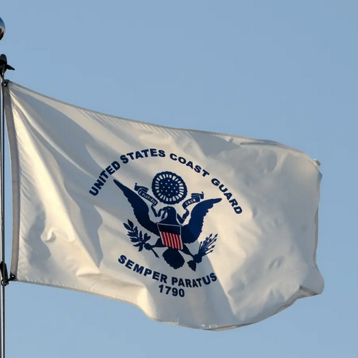 Coast Guard Flag USCG Flags Double Sided Double Nylon Embroidered 3 x 5 ft.