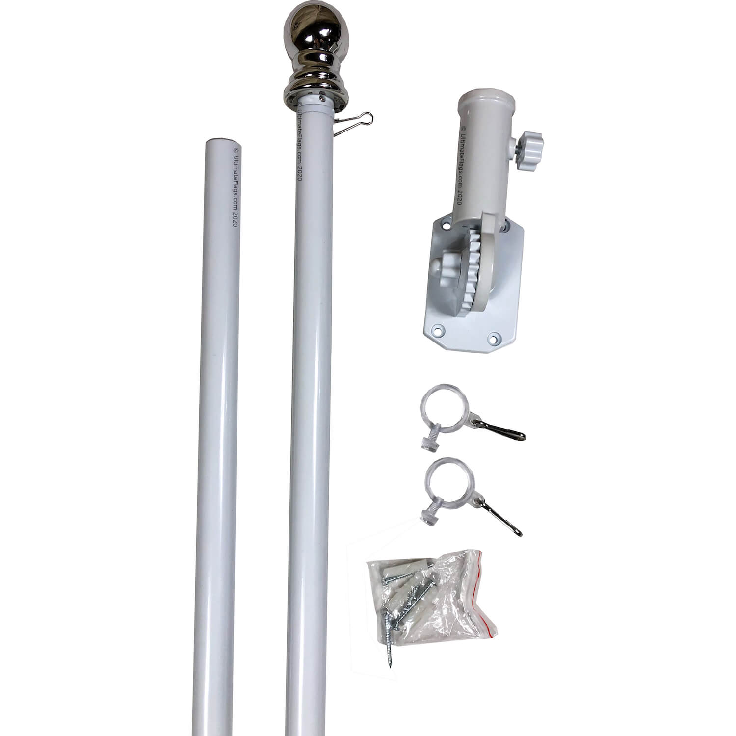 white-flagpole-for-sale