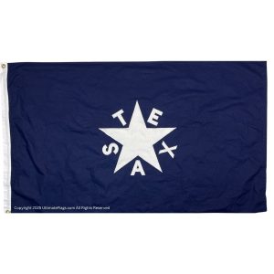 texas lorenzo de zavala flag cotton 3 x 5 ft.