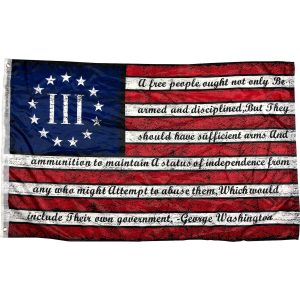 nyberg betsy ross gw bear arms quote flag