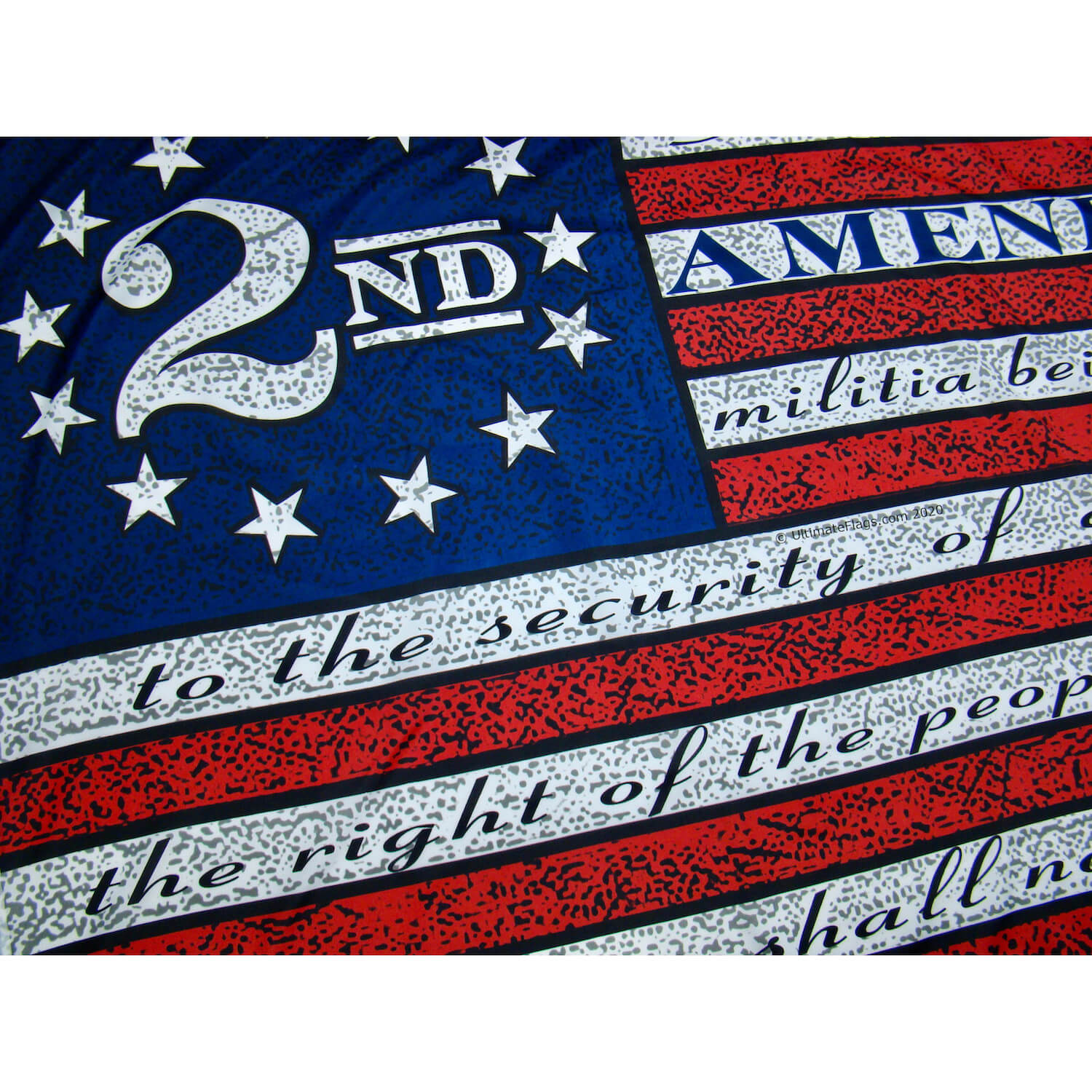 2nd Amendment Flag - Betsy Ross Bear Arms Quote Flag 3 X 5 ft. Outdoor Nylon - Image 3