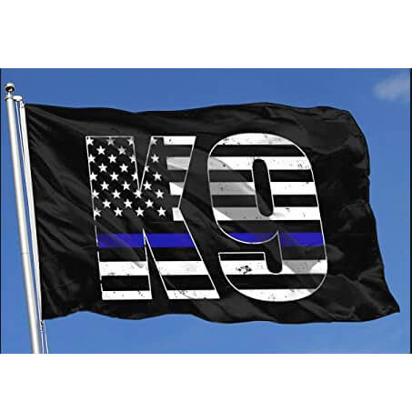 buy k9 blue line flag