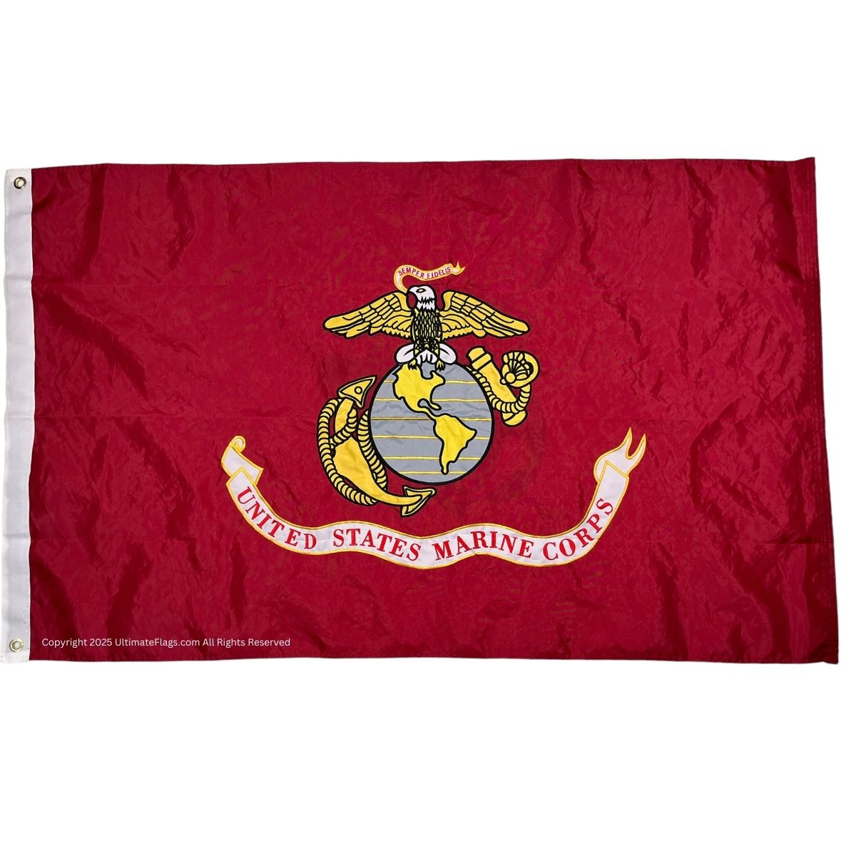 usmc flag us marine corps flags double sided double nylon embroidered 3 x 5 ft.