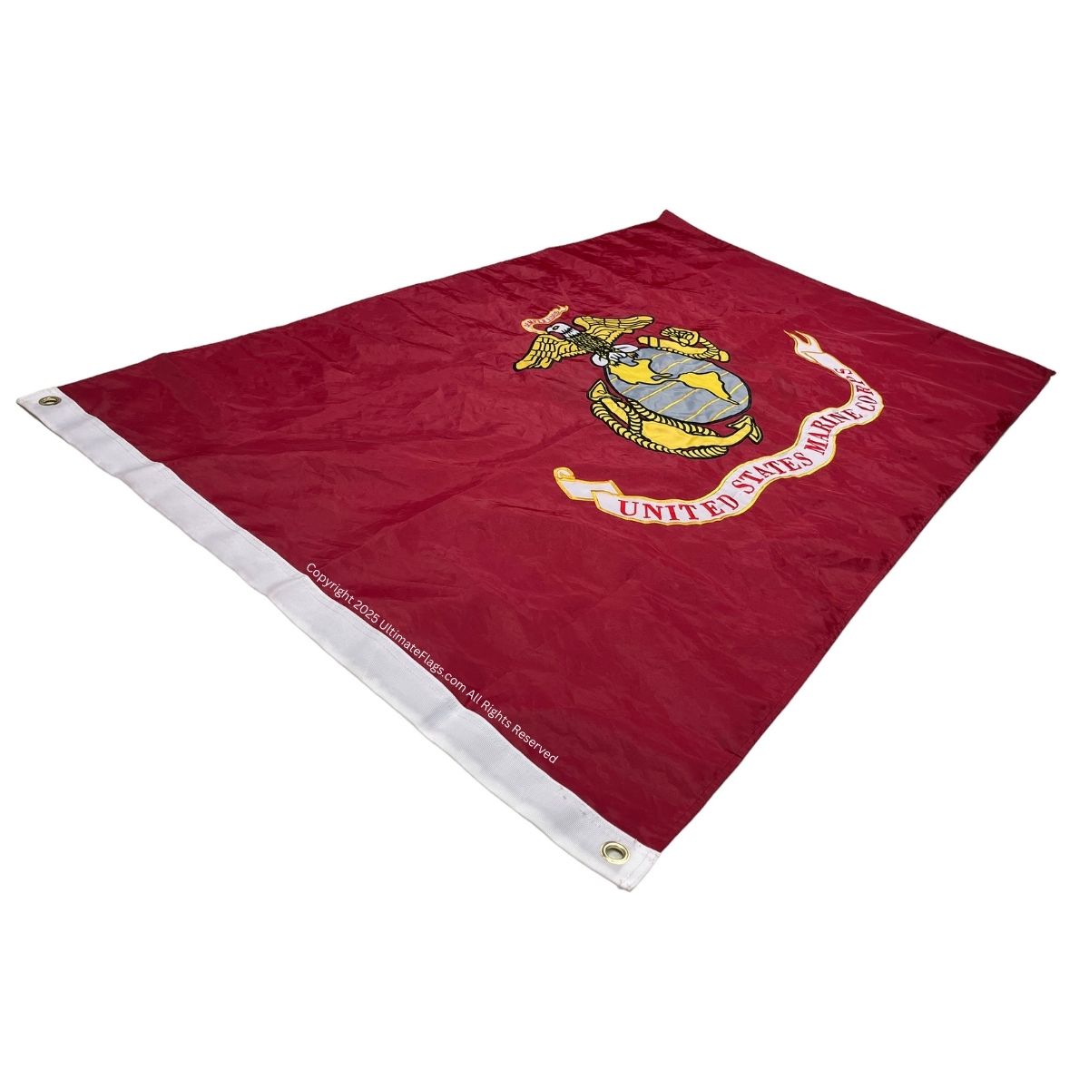 usmc flag us marine corps flags double sided double nylon embroidered 3 x 5 ft.