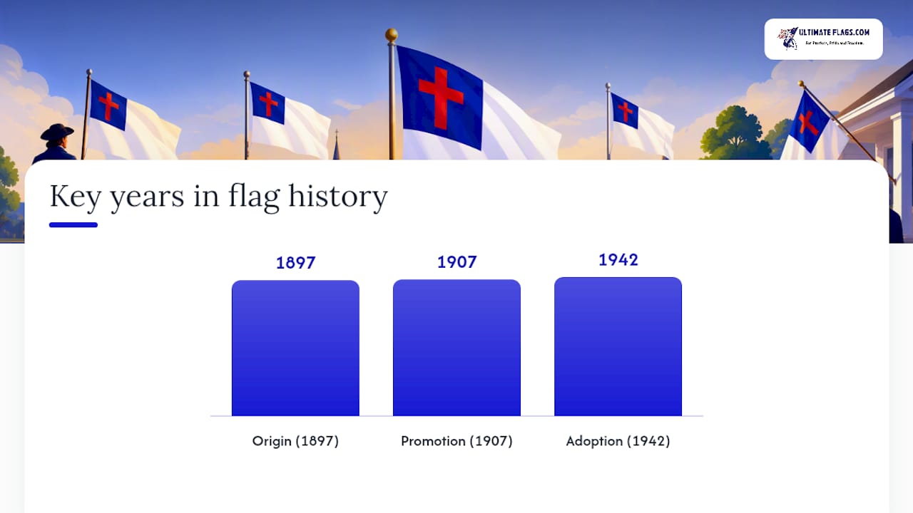 The Origins and Early History of the Christian Flag — overview diagram