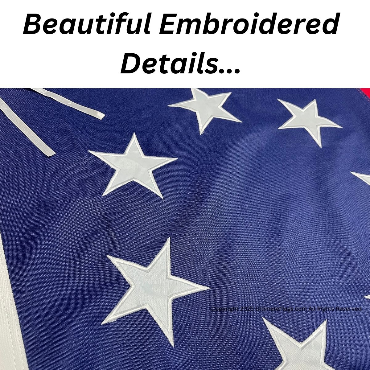 1st national confederate flag 7 stars and bars double nylon embroidered 3 x 5 ft. with sleeves/ties