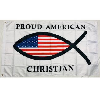 christian fish flag for sale 3x5 outdoor nylon
