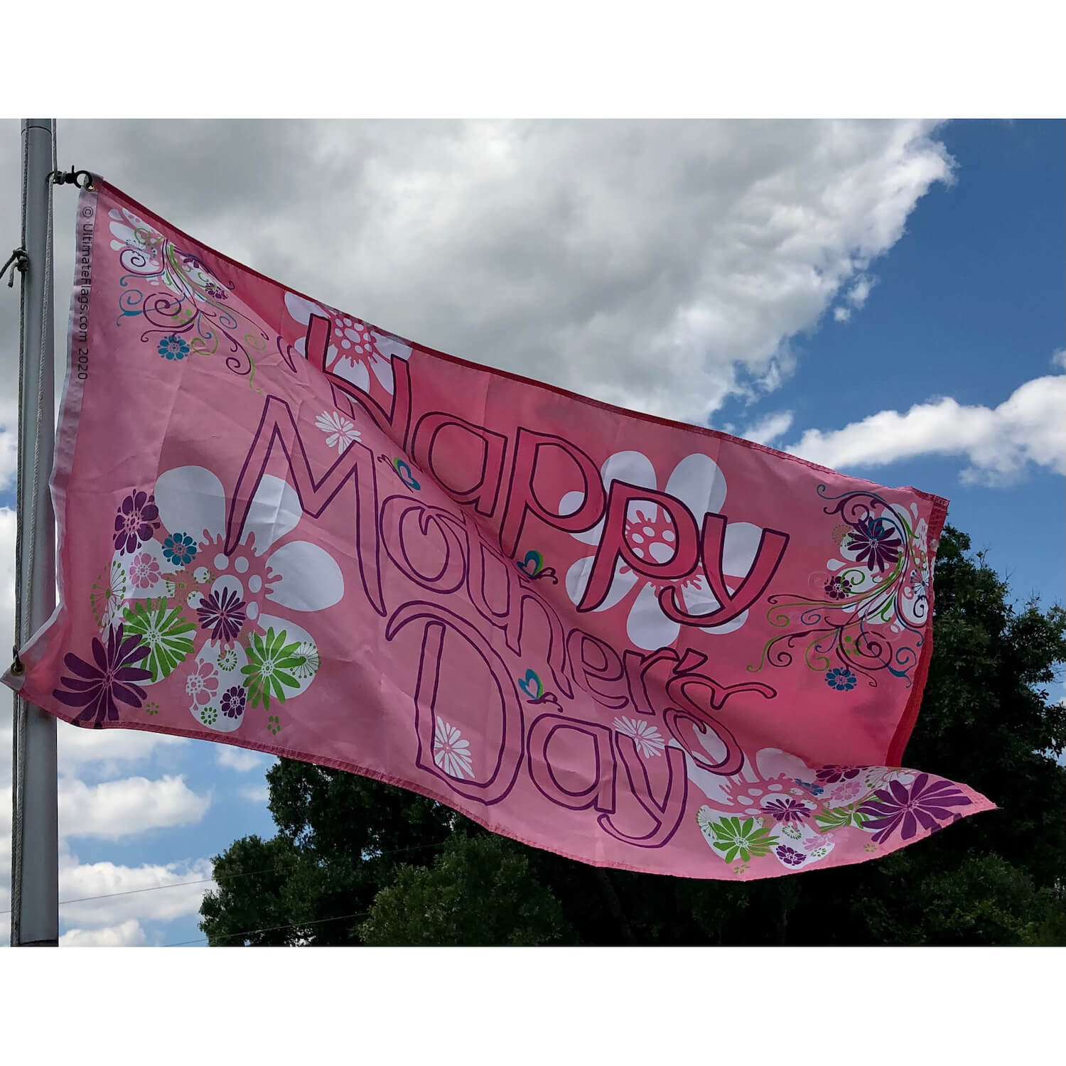 happy mothers day flag