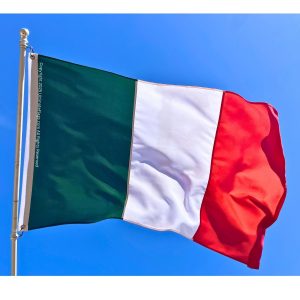 italy flag double nylon embroidered 3 x 5 ft. heavy duty