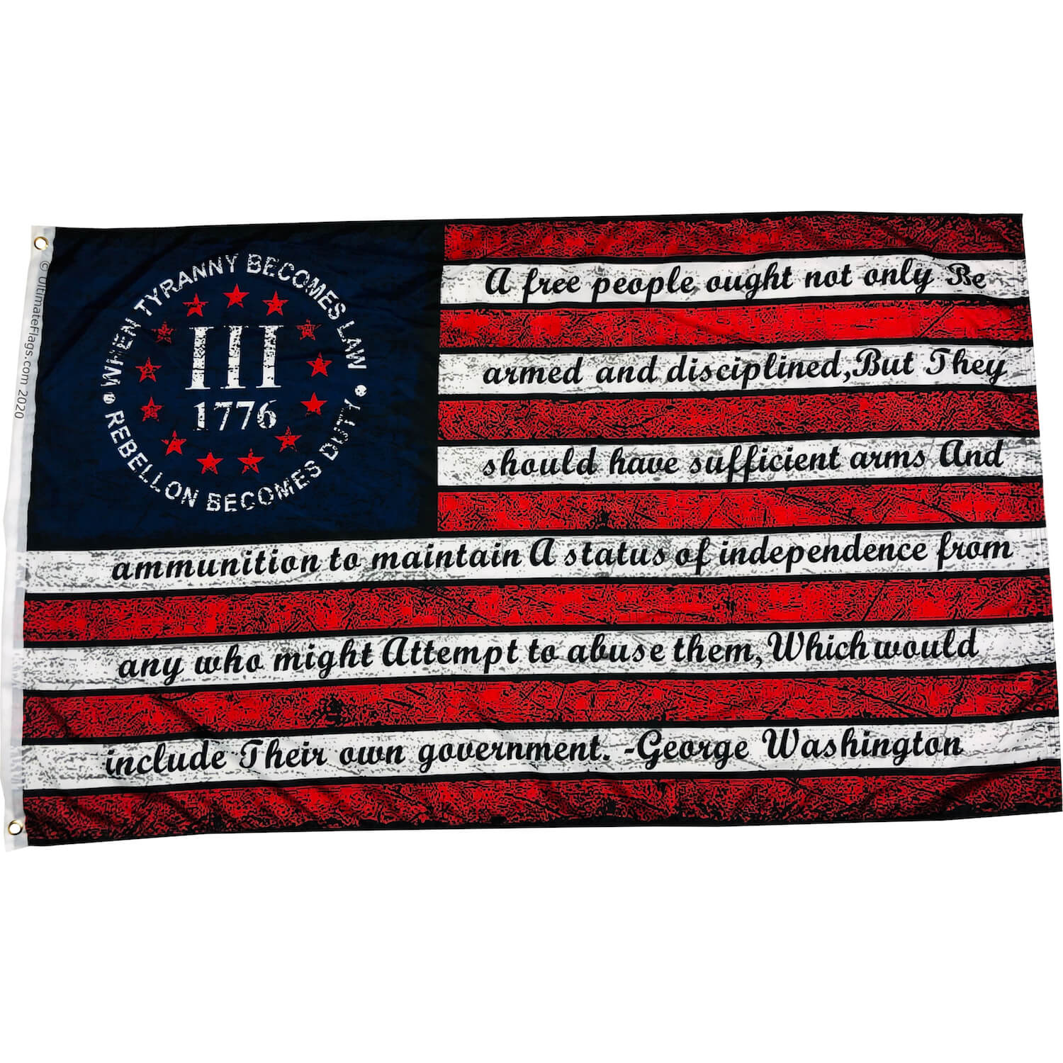 buy 2A when tyranny becomes law flags