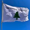 washington's cruiser flag appeal to heaven pine tree flags 3 x 5 ft. 2 ply nylon embroidered