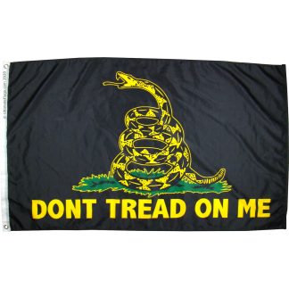black gadsden flag tactical style