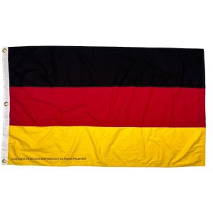 germany flag cotton sewn flags 3 x 5 ft.