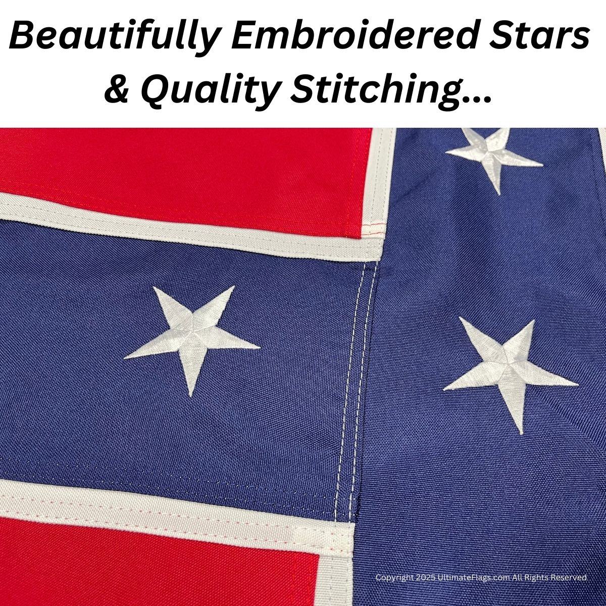 rebel battle flag double nylon embroidered flag 38x38 inch