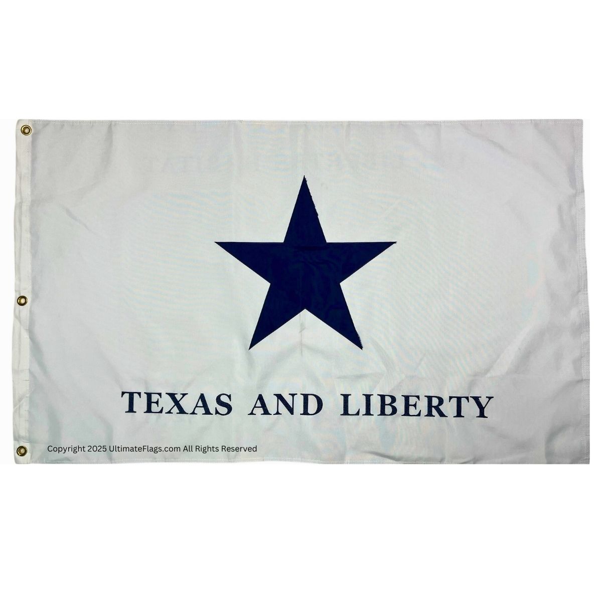 troutman flag texas & liberty double nylon embroidered, double sided 3 x 5 ft.
