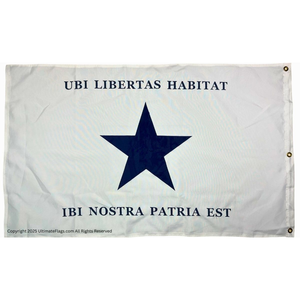 troutman flag texas & liberty double nylon embroidered, double sided 3 x 5 ft.