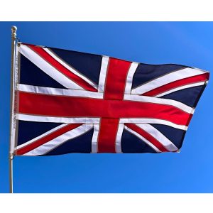 uk flag, united kingdom flags for sale union jack flag double nylon embroidered 3 x 5 ft.