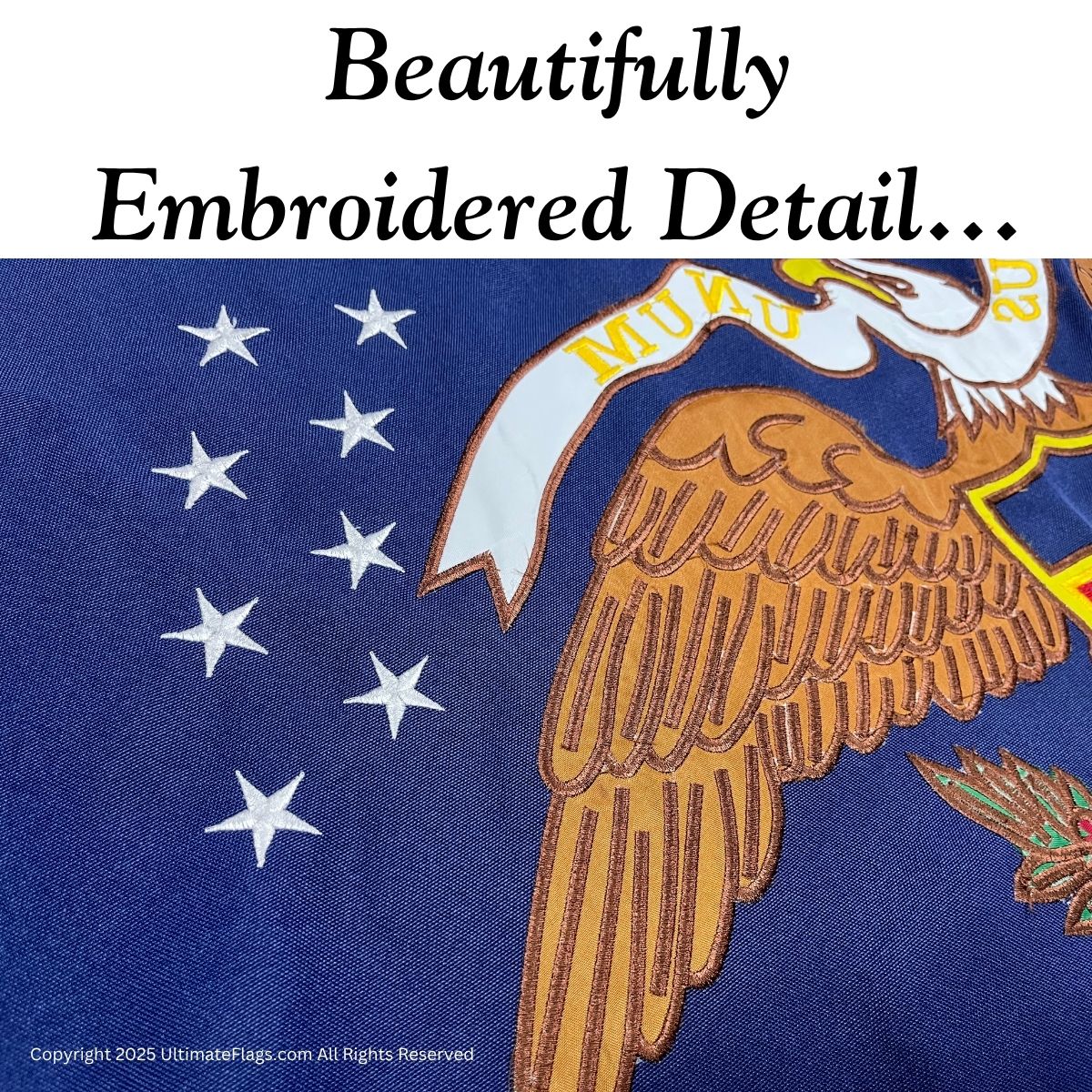 20th maine volunteer infantry regiment flag double nylon embroidered outdoor 3 x 5 ft.