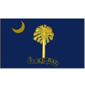 7th SC Battalion Flag Confederate Regimental Unit