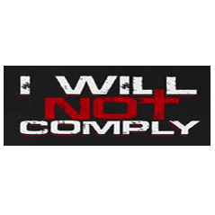 I Will NOT Comply Flag - 3X5 Standard