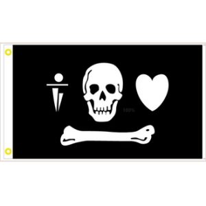 Stede Bonnet the gentleman pirate flag in 3x5 feet