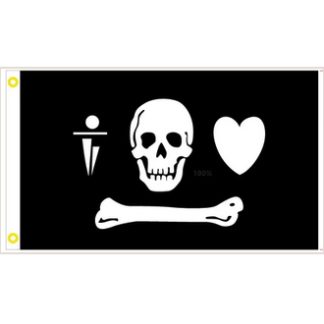 Stede Bonnet the gentleman pirate flag in 3x5 feet