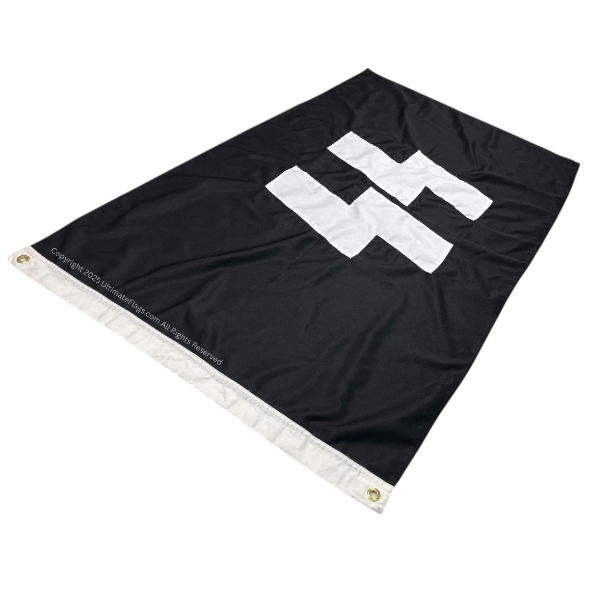 nazi flag national flag of germany | marine jack flag or banner cotton with swastika 5x3 ft. with pole hem / sleeve