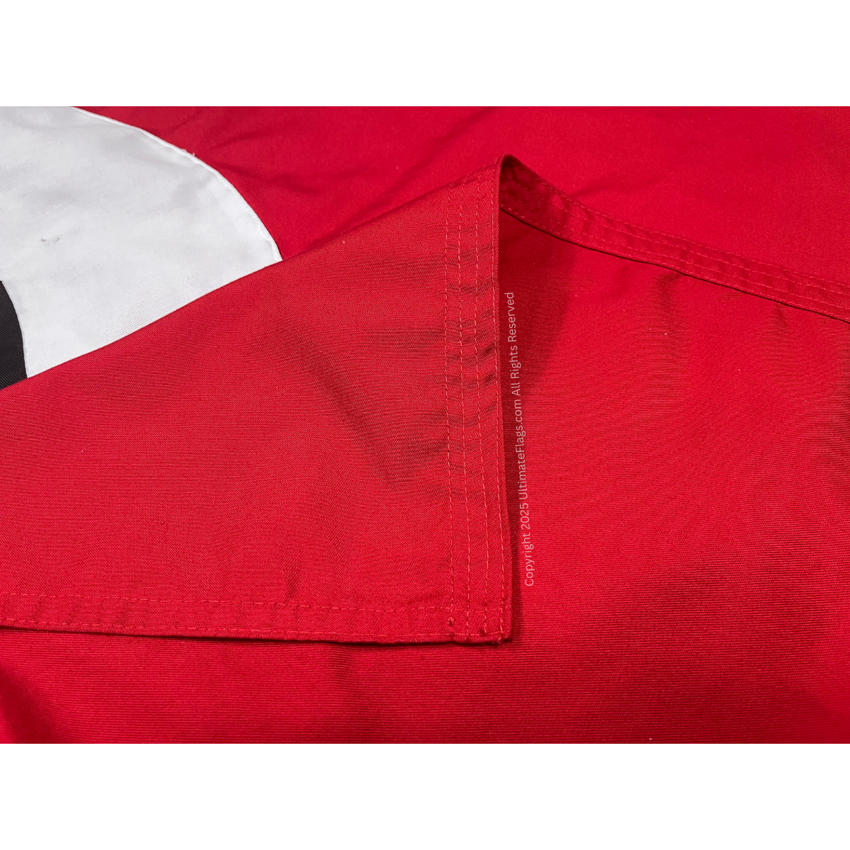nazi flag national flag of germany | marine jack flag or banner cotton with swastika 5x3 ft. with pole hem / sleeve