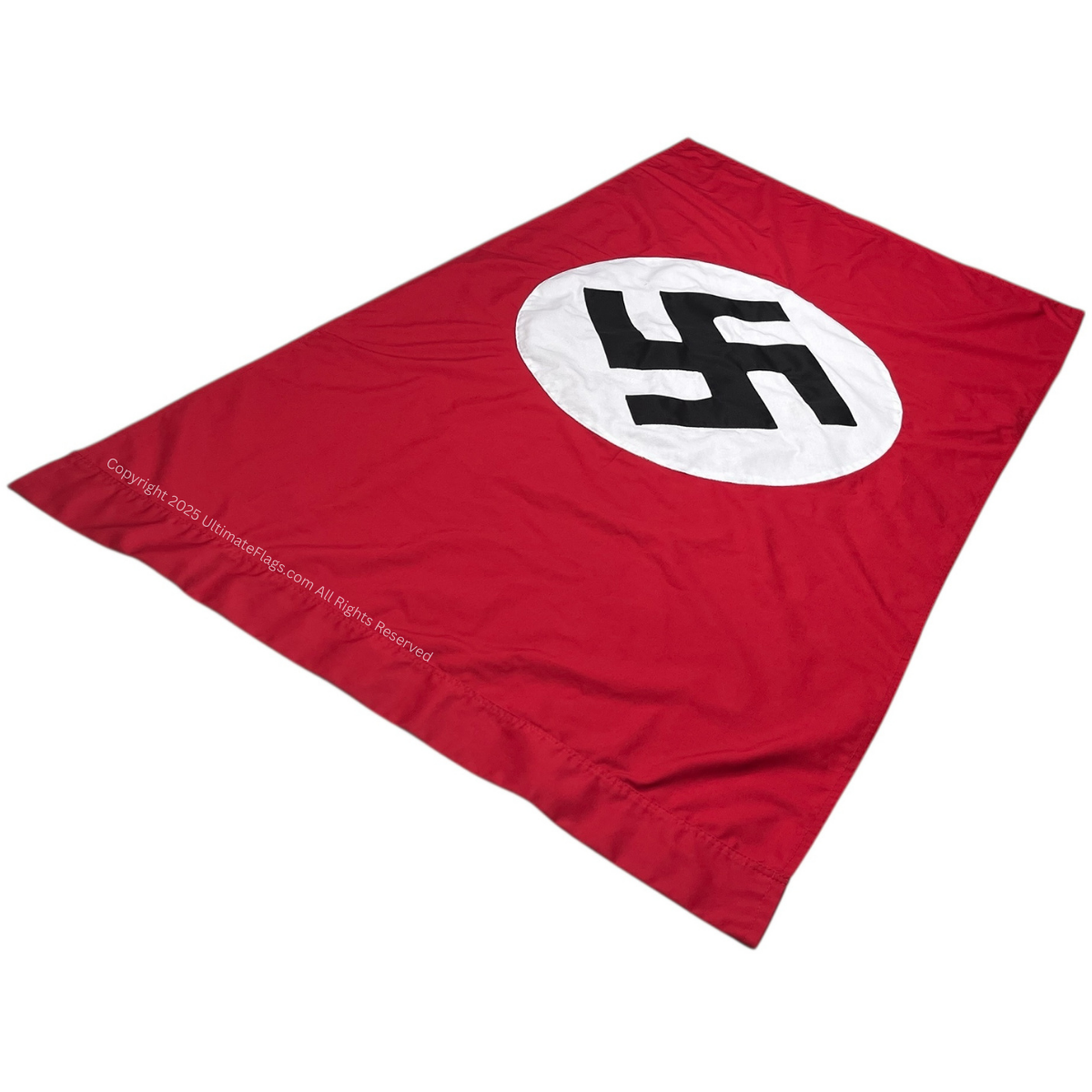 nazi flag national flag of germany | marine jack flag or banner cotton with swastika 5x3 ft. with pole hem / sleeve