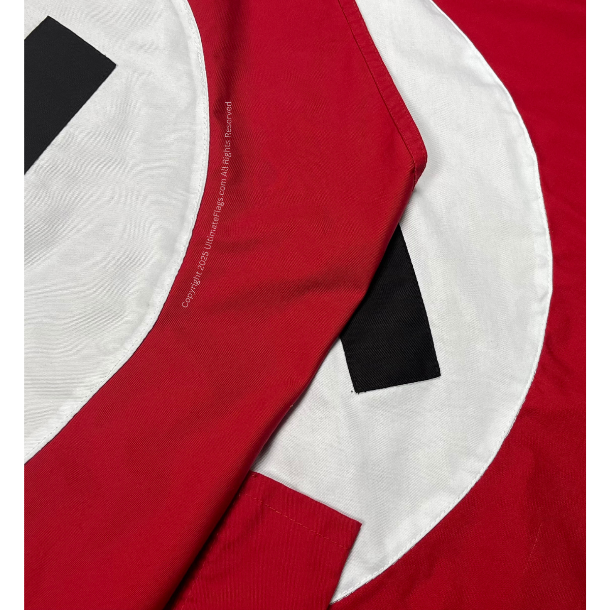 nazi flag national flag of germany | marine jack flag or banner cotton with swastika 5x3 ft. with pole hem / sleeve