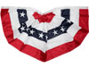 pleated fan usa fan flag