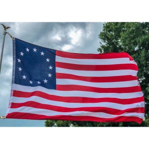 betsy ross flag aka patriotic 13 star usa flag