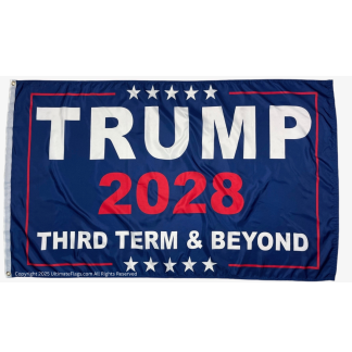 trump 2028 third term and beyond flag 3 x 5 ft outdoor standard
