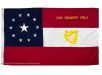 24th georgia volunteers flag 24th irish regiment flags – 3x5 ft cotton sewn confederate civil war replica