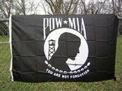 POW MIA Nylon Printed Flag 2 x 3 ft.
