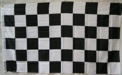 Black and White Checkered Flag 4 x 6 Ft. Auto Racing Flag