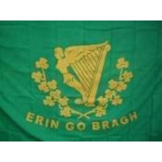 Irish Erin Go Bragh, Irish Harp 2 x 3 Flag