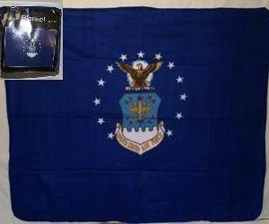 US Air Force Logo Blanket - Soft Fleece