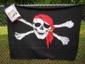 Red Hat Pirate Jolly Roger Blanket - Soft Fleece 50x60 inch