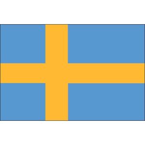 Sweden Flag - Nylon 12x18 inch, 3 x 5, 4 x 6 feet Outdoor (USA Made)