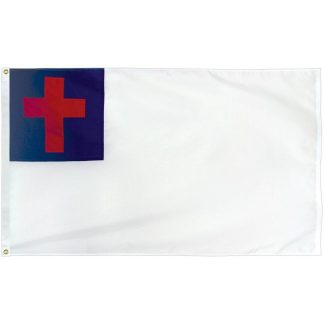 christian flag for sale 3x5 cotton
