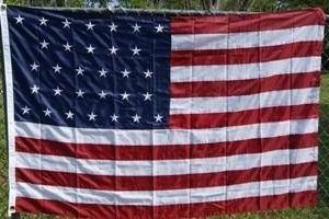 31 Star USA Flag - Nylon Embroidered California 4 X 6 ft.