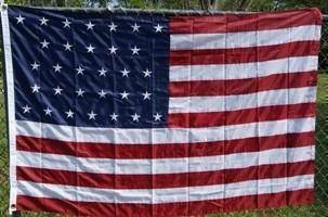 31 Star USA Flag - Nylon Embroidered California 4 X 6 ft.