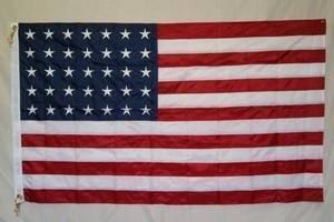 35 Star USA Flag - Civil War Flags - Linear Double Nylon Embroidered 3 x 5 ft.