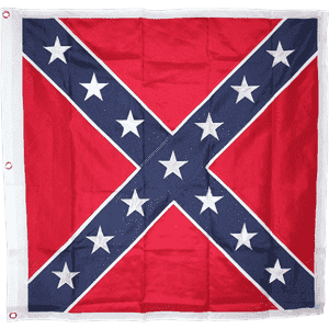 Confederate Flag Artillery Flags 38" x 38" Fully Sewn Cotton