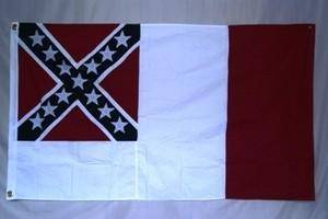 2x3 ft 3rd national confederate flag cotton