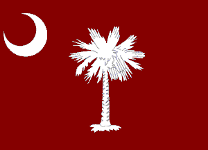 Confederate South Carolina Big Red Flag 3 X 5 ft. Nylon Outdoor