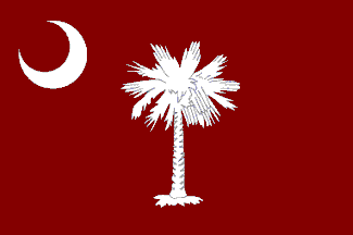 Confederate South Carolina Big Red Flag 3 X 5 ft. Nylon Outdoor
