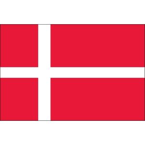 Denmark Flag Nylon Sewn Embroidered Flags 3x5 ft
