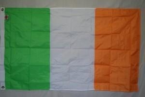 Ireland Flag Sewn Nylon Embroidered 3 x 5 ft.